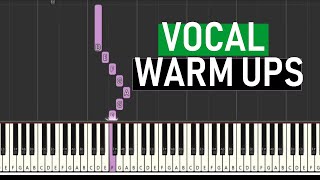 ♬ VOCAL WARM UP VIDEO  VOCAL RANGE EXERCISE ♬ [upl. by Annavoeg]