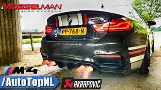 BMW M4 620HP  AKRAPOVIC STRAIGHT PIPE  Onboard REVS amp EXHAUST Sound TUNNEL by AutoTopNL [upl. by Sifan]