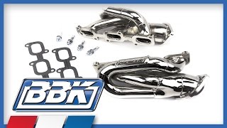 20112015 Mustang 37 V6 BBK Shorty Exhaust Headers Installtion Overview [upl. by Anole348]