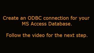 Integrating MS Access Database to MySQL ODBC Connection [upl. by Jacky760]