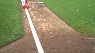 Chalking Foul Lines [upl. by Anetsirhc]