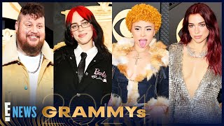 Billie Eilish Dua Lipa and MORE Best Red Carpet Moments  2024 GRAMMYs  E News [upl. by Sremmus]