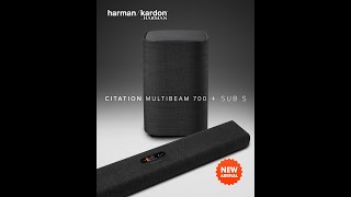 Harman Kardon Citation Multi Beam 700 Compact Soundbar with Citation Wireless Subwoofer Deep Bass [upl. by Jobyna861]