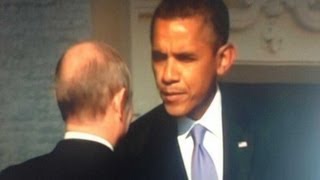 Obama Gives Putin Death Stare G20 Seating Chart Changed [upl. by Ahsaek]