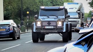 MONSTROUS Modified MercedesBenz G Wagon 4x4 INVASION in London [upl. by Ehling]