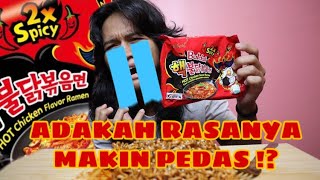 2021 KOREAN SPICY RAMEN CHALLENGE 2 KALI PEDAS  MAKIN MANIS [upl. by Emersen580]