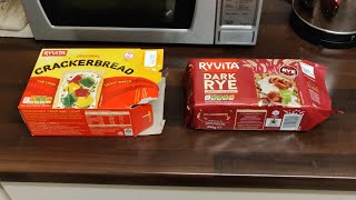 Ryvita Crisp Bread amp Crackerbread  Top UK Meat Free Snacks [upl. by Tessler]