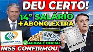 🔥😱 INSS SURPREENDE NESTA NOITE OBRIGADO DEUS 14° Salário CORRE PRA VER  CARTÃO BENEFÍCIO INSS [upl. by Darrill910]