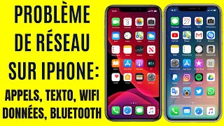 Comment résoudre le problème dun iPhone qui ne se connecte pas au réseau [upl. by Nevur]