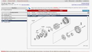 How to Find Parts in Nissan Parts Catalog [upl. by Mandeville]