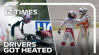 12 Times F1 Drivers Got Heated [upl. by Rooke52]