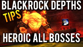 Heroic Blackrock Depths Tips Arms Warrior PoV All Bosses [upl. by Giaimo]