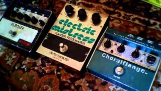 Fulltone Choralflange vs vintage EHX Electric Mistress vs vintage ADA Flanger [upl. by Jeremiah]