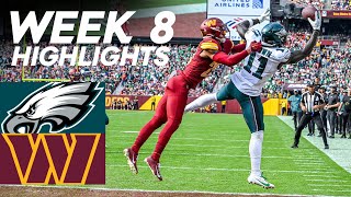 Eagles vs Commanders  2023 Week 8 Highlights [upl. by Agem]