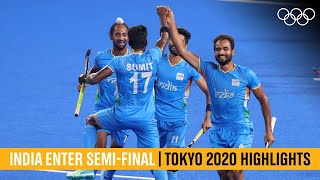 India beat Great Britain in quarterfinal 🏑  Tokyo2020 Highlights [upl. by Onin]