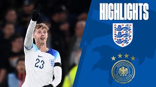 England U21 31 Germany U21  Balogun Gallagher amp Palmer See Off Germany  Highlights [upl. by Nakre]