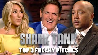 Shark Tank US  Top 3 Times The Sharks Were Freaked Out [upl. by Alliuqet216]