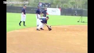 Derek Jeter Fielding Mechanics [upl. by Shelba766]