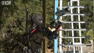 Raytheon shows off the XOS2 Exoskeleton robotic suit [upl. by Kirred]