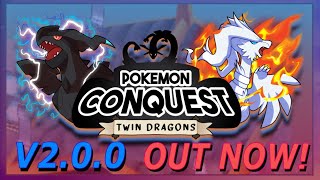 VERSION 200 OUT NOW GIGANTIC NEW UPDATE  Pokemon Conquest Twin Dragons [upl. by Limak901]