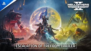 Helldivers 2  Escalation of Freedom Announcement Trailer  PS5 amp PC Games [upl. by Charlet793]