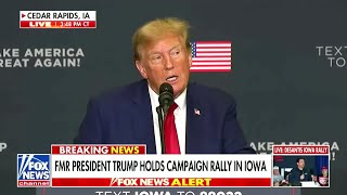 Fox CUTS Trump speech CORRECTS Trumps lies [upl. by Lesig594]