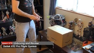 Saitek X52 Pro Flight Control System Unboxing and Review [upl. by Kaycee]