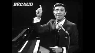 Gilbert Bécaud Le pianiste de Varsovie LIVE 66 [upl. by Lleral420]