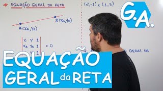 G A EQUAÇÃO GERAL DA RETA c macete [upl. by Laktasic]