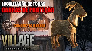 Resident Evil Village  Localização das Cabras de Proteção  Conquista Herege [upl. by Eyar847]