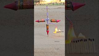 Matchstick Amazing Experiment 🔥💥 Diwali Creakers Testing shorts short [upl. by Erlina]