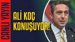 CANLI  Fenerbahçe Başkanı Ali Koç Basın Toplantısı Düzenliyor Gündemi TFF ve Galatasaray [upl. by Rebmit701]