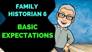 Family Historian 6  Performing Basic Tasks [upl. by Lynnett]