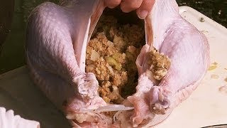 How To Stuff A Turkey [upl. by Ahsilyt]