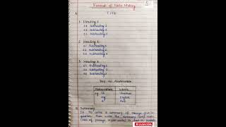 Note making l note making format l note making class 11 l note making kese banaye [upl. by Anicnarf672]