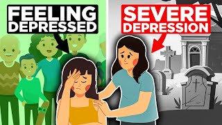 Severe Depression VS Feeling Depressed  How To Tell If You Have Major Depressive Disorder [upl. by Eanaj809]