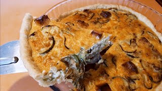 Quiche Tarte à la courgetteتارت كيش الكوسة [upl. by Ferino364]