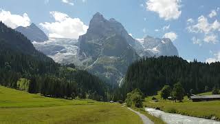 Rosenlaui Reichenbachtal Wetterhorn Bernese Alps Switzerland 2017 [upl. by Baten269]