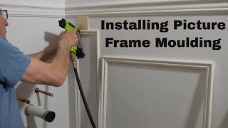 Transform Your Walls Wainscoting And Picture Frame Moulding Tips [upl. by Attaynik]