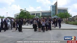 Funeral service for Denham Springs officer Shawn Kelly [upl. by Auqenet]