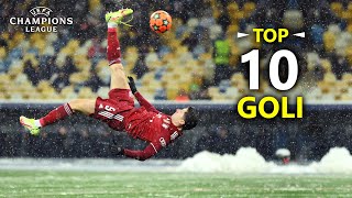 Robert Lewandowski TOP 10 Goli w Lidze Mistrzów ᴴᴰ [upl. by Sorilda]