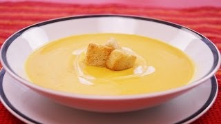 Butternut Squash Soup Recipe How To Make Diane KometaDishin With Di 108 [upl. by Chadd]