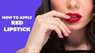 How To Rock The Red Lipstick Shade Perfectly  Lipstick Tutorial for Beginners  Be Beautiful [upl. by Neema959]