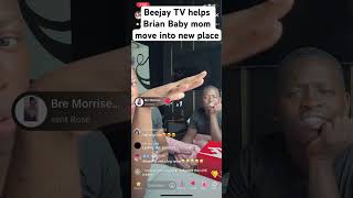 BeeJay TV HELPS Baby mom Amber move into her New 🏡 beejaytv [upl. by Yesrej]