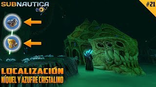 Localización NÍQUEL y AZUFRE CRISTALINO ✨ 20  Subnautica Versión final [upl. by Leva]