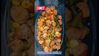 soyabean chilli soyachunks healthy evening snackscookingvideo soyabean soyachilli [upl. by Nirtiak965]