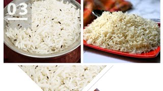 Zeera rice preparation Easy Zeera rice recipe How to make Zeera rice Spiced cumin rice dish [upl. by Mastic]