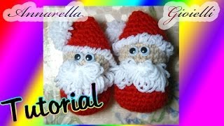 Tutorial amigurumi  Babbo Natale uncinetto  How to crochet Santa Claus SUB ENG [upl. by Eelarac]