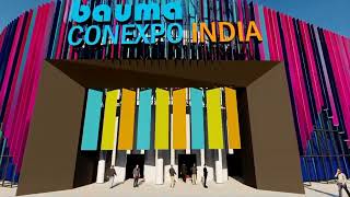 bauma CONEXPO INDIA to kick off in Greater Noida31Jan  03 Feb  Heres a Sneak peak of our venue [upl. by Leasa]