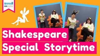 Shakespeare Special Storytime  Cambridgeshire Libraries [upl. by Ecahc]